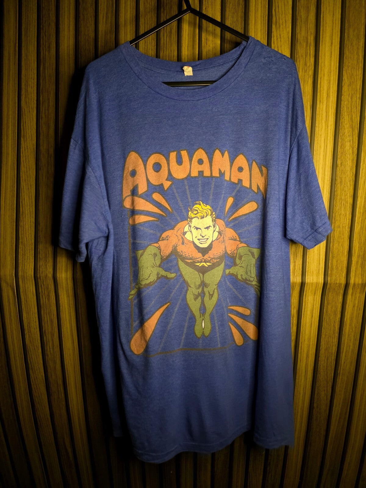 Aquaman Graphic T-Shirt Blue MX596