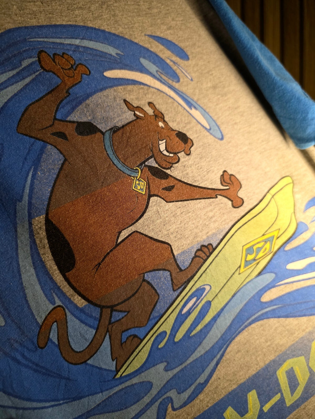Scooby-Doo Surf Stripe Graphic T-Shirt M MX619