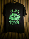 Kill the Precedent Alien UFO Graphic Black T-Shirt MX620
