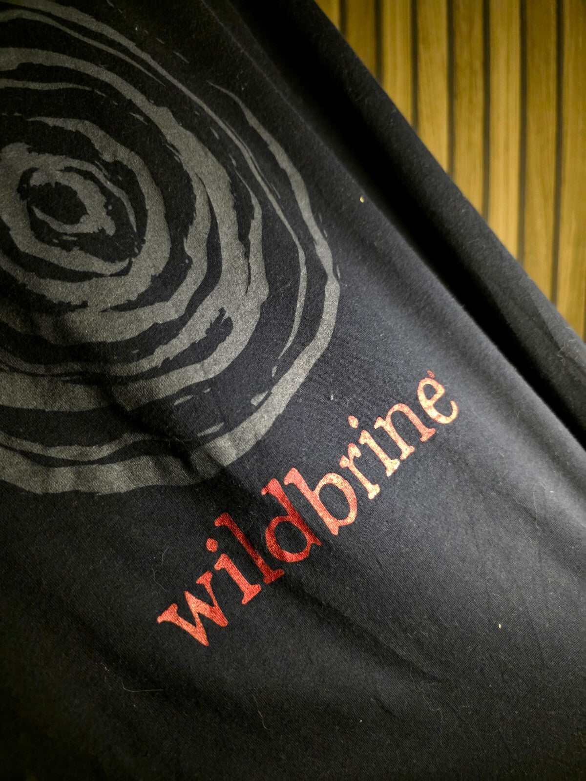 Wildbrine Logo Graphic Black T-Shirt MX626