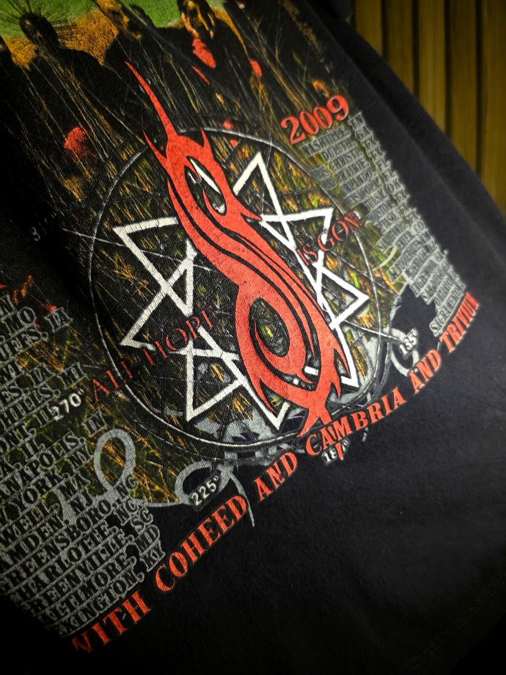 2009 Slipknot All Hope Is Gone Tour Black T-Shirt S MX627
