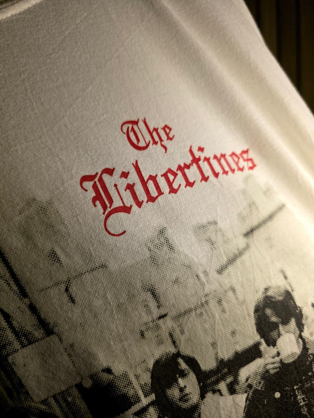 The Libertines Photo Graphic White T-Shirt S MX640