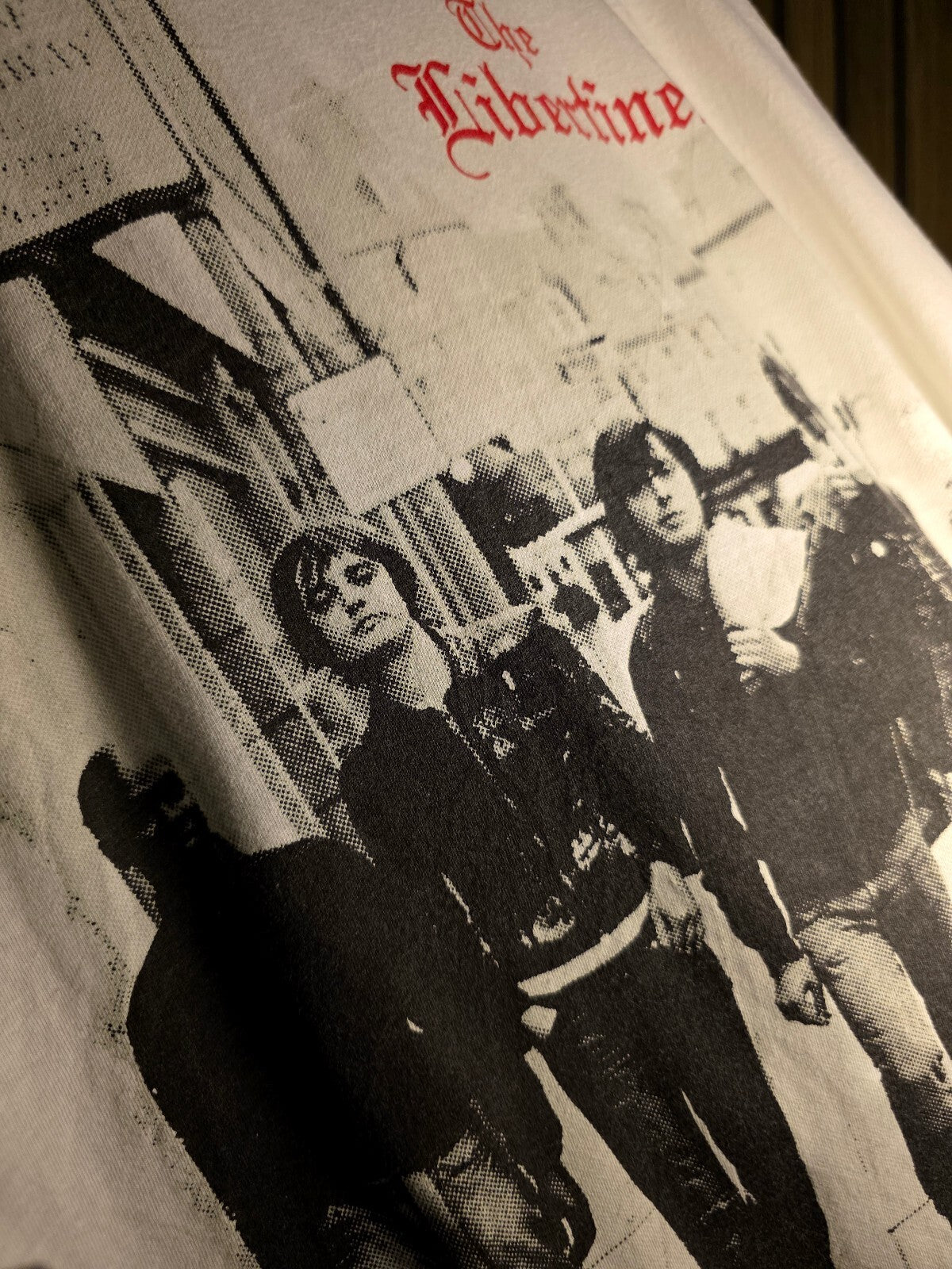The Libertines Photo Graphic White T-Shirt S MX640