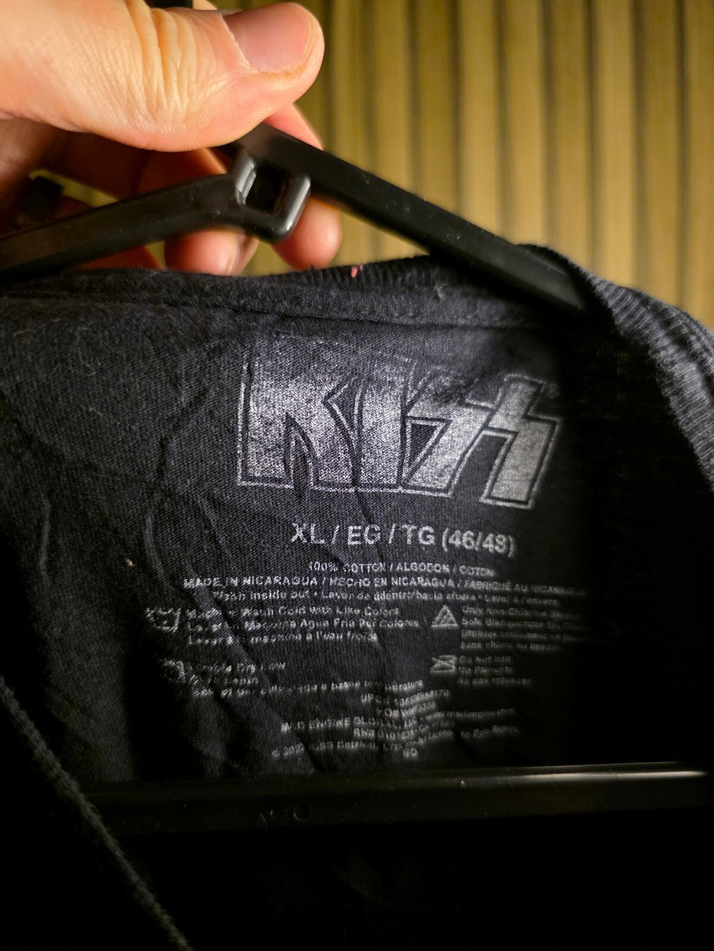 KISS Destroyer Graphic T-Shirt Black XL MX641
