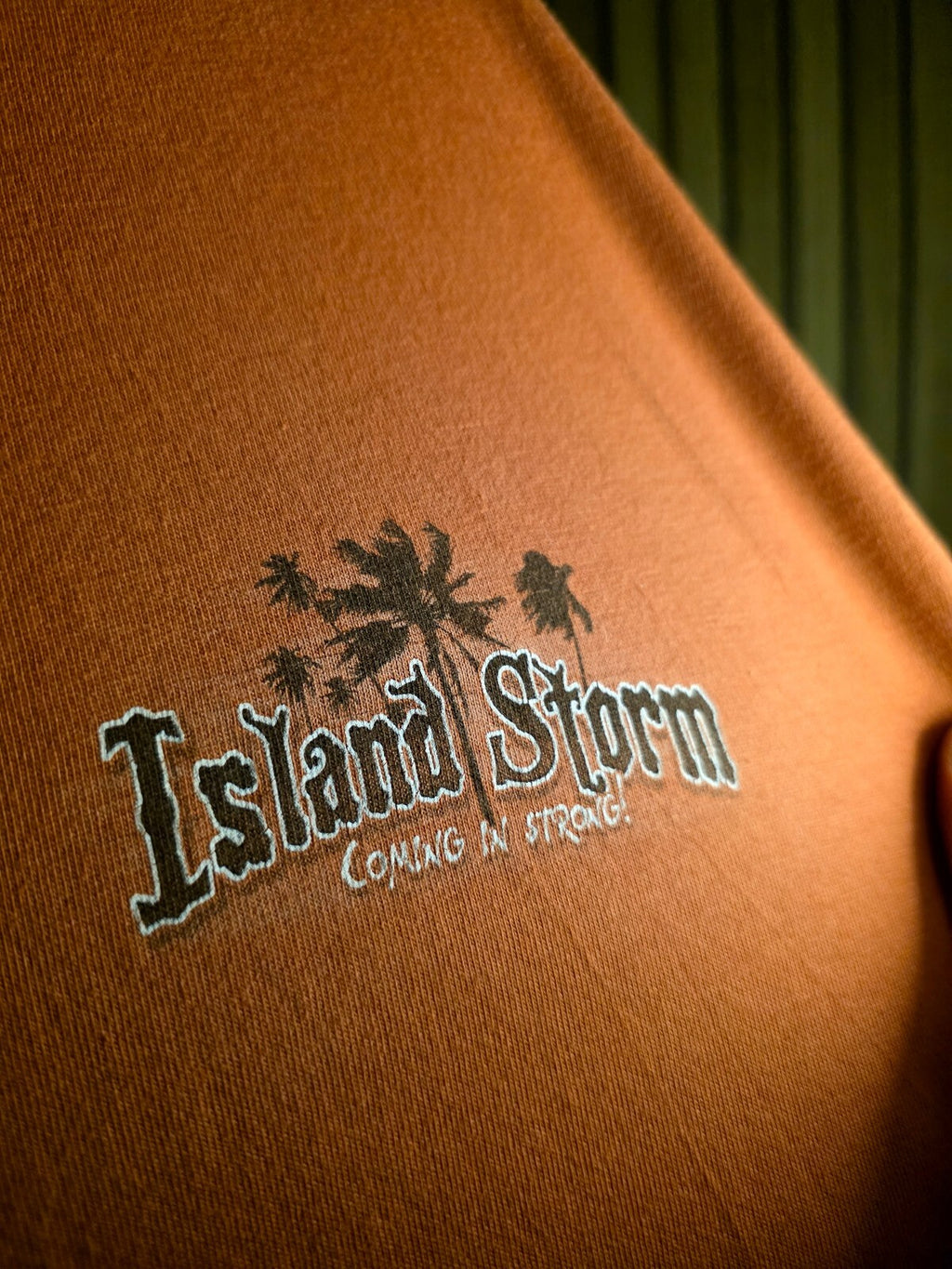 Island Storm Newport Blue Truck T-Shirt Orange MX646