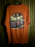 Island Storm Newport Blue Truck T-Shirt Orange MX646