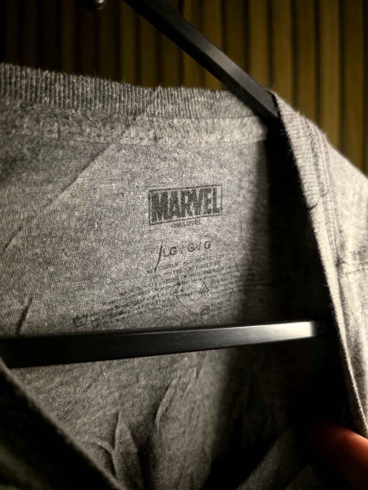 Marvel Heroes Logo Graphic T-Shirt Grey MX653