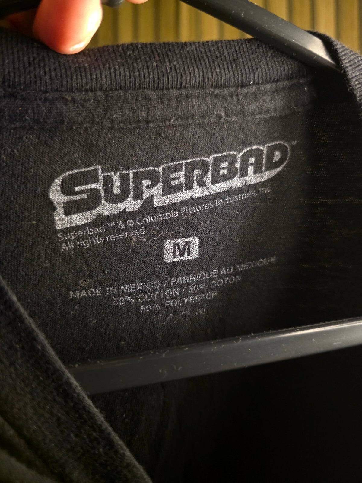 Superbad Movie Graphic T-Shirt Black M MX659