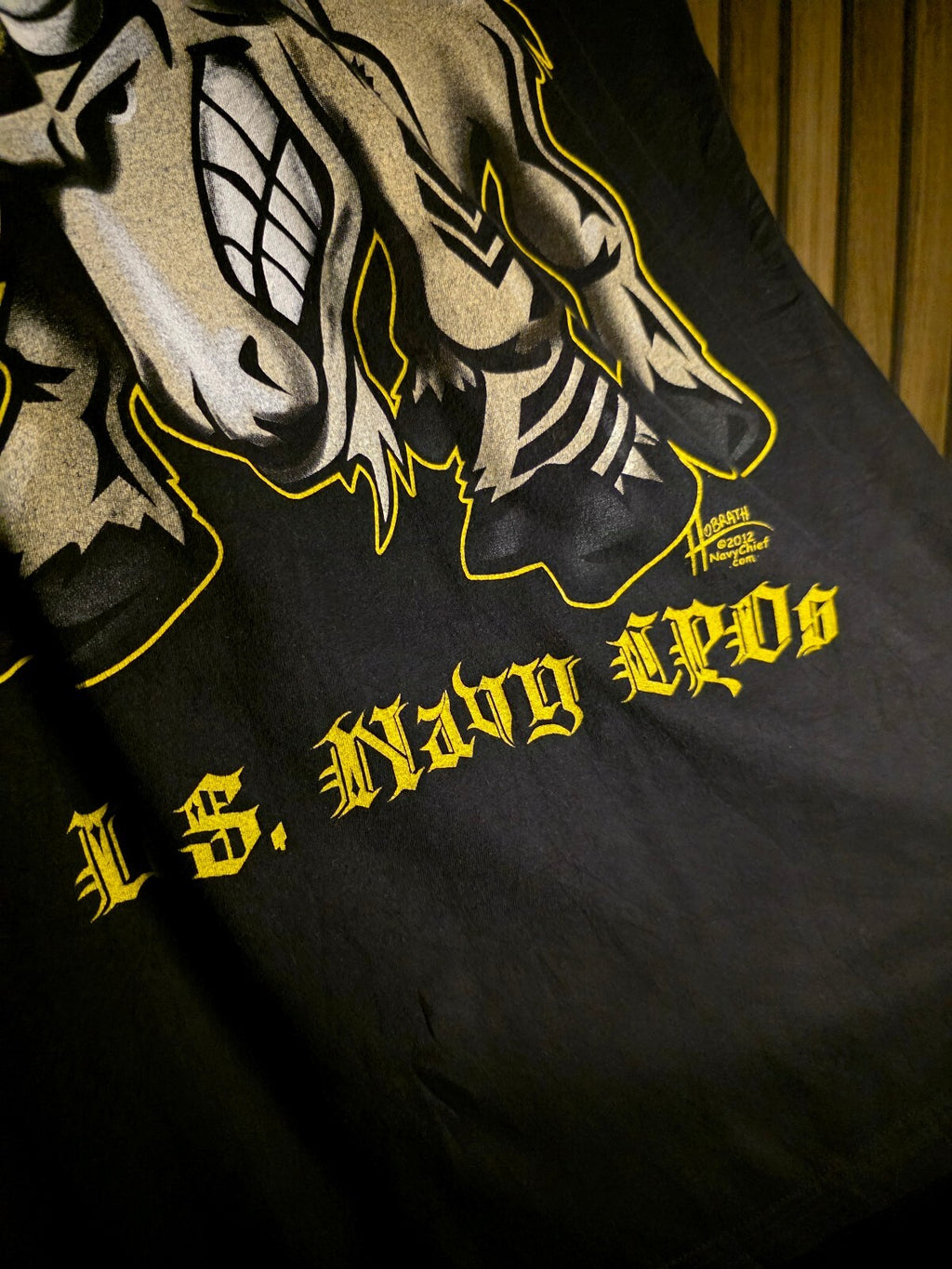 USN 03 Flag Graphic T-Shirt Navy MX664
