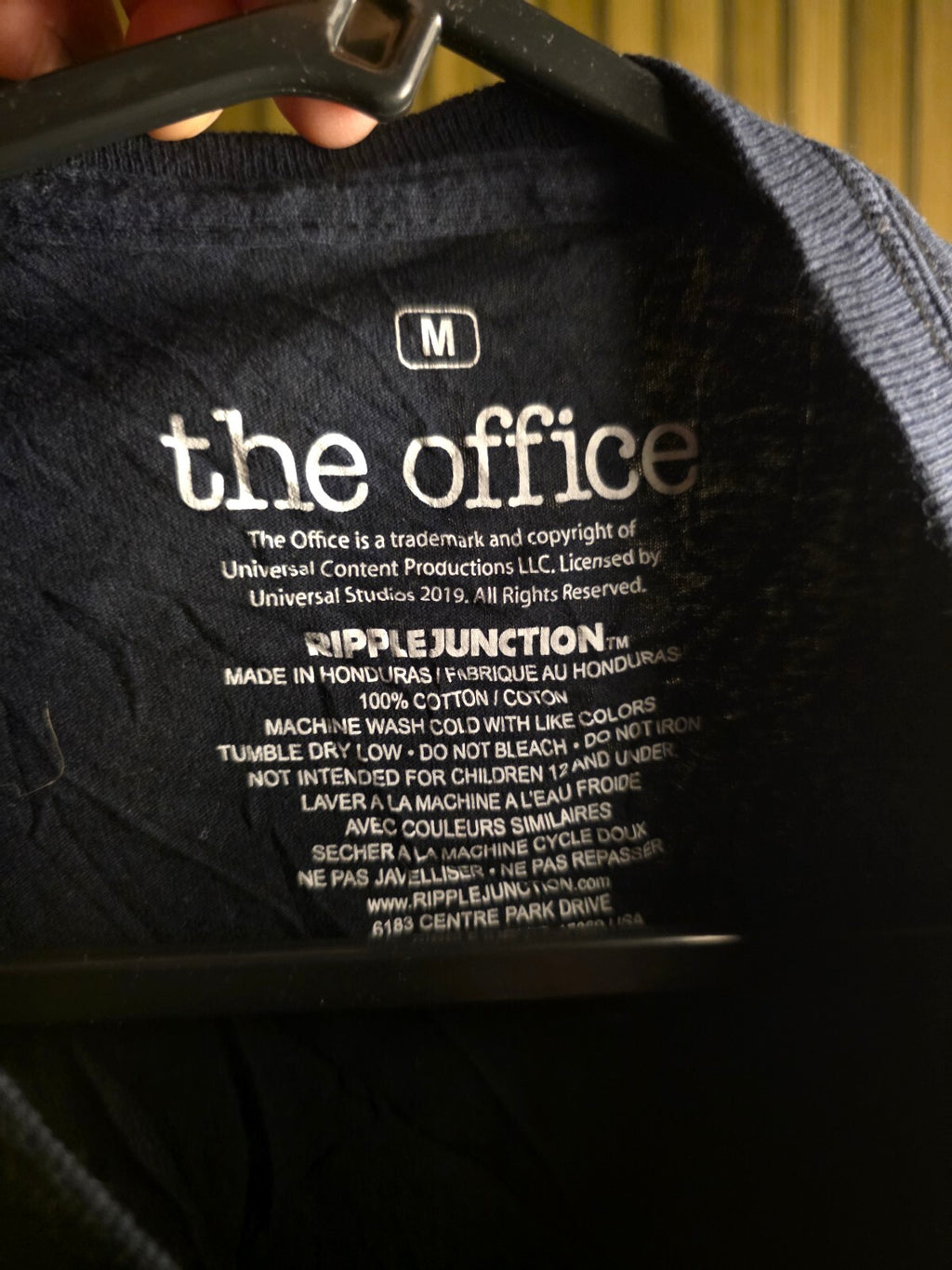 The Office Dwight Xmas Is Here T-Shirt Black M MX673