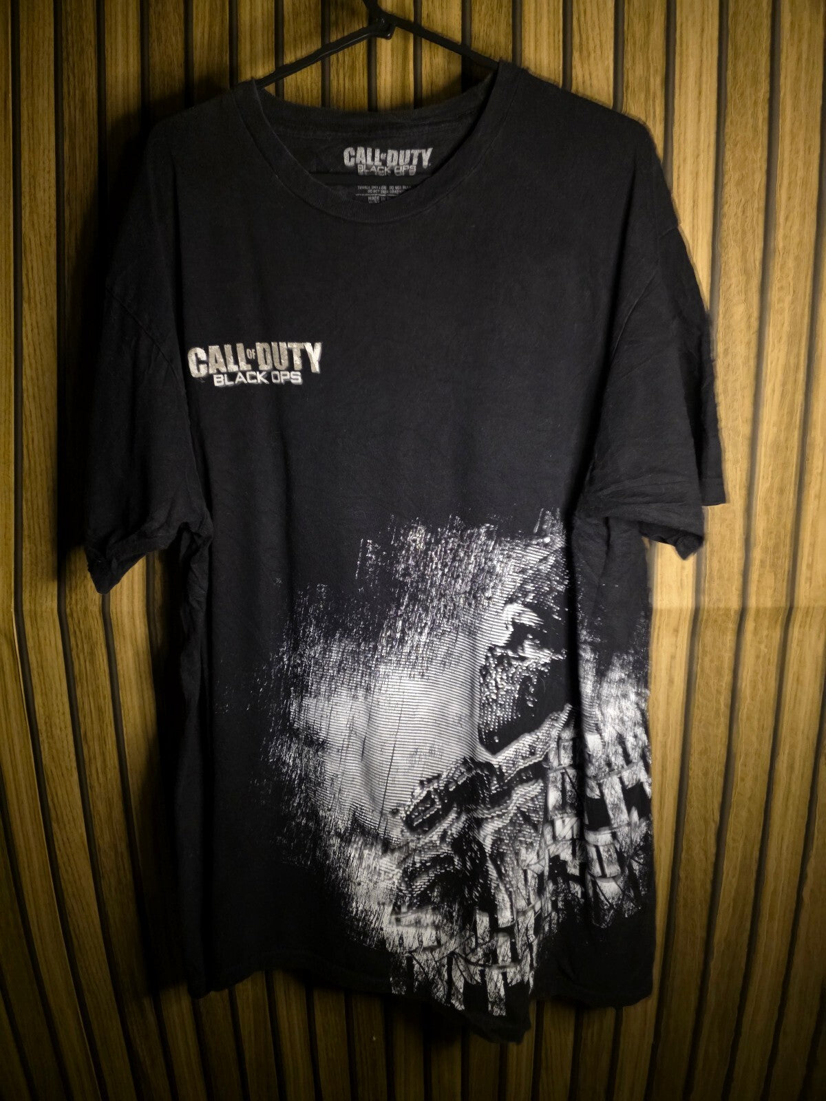Call of Duty Black Ops Graphic T-Shirt Black XL MX677