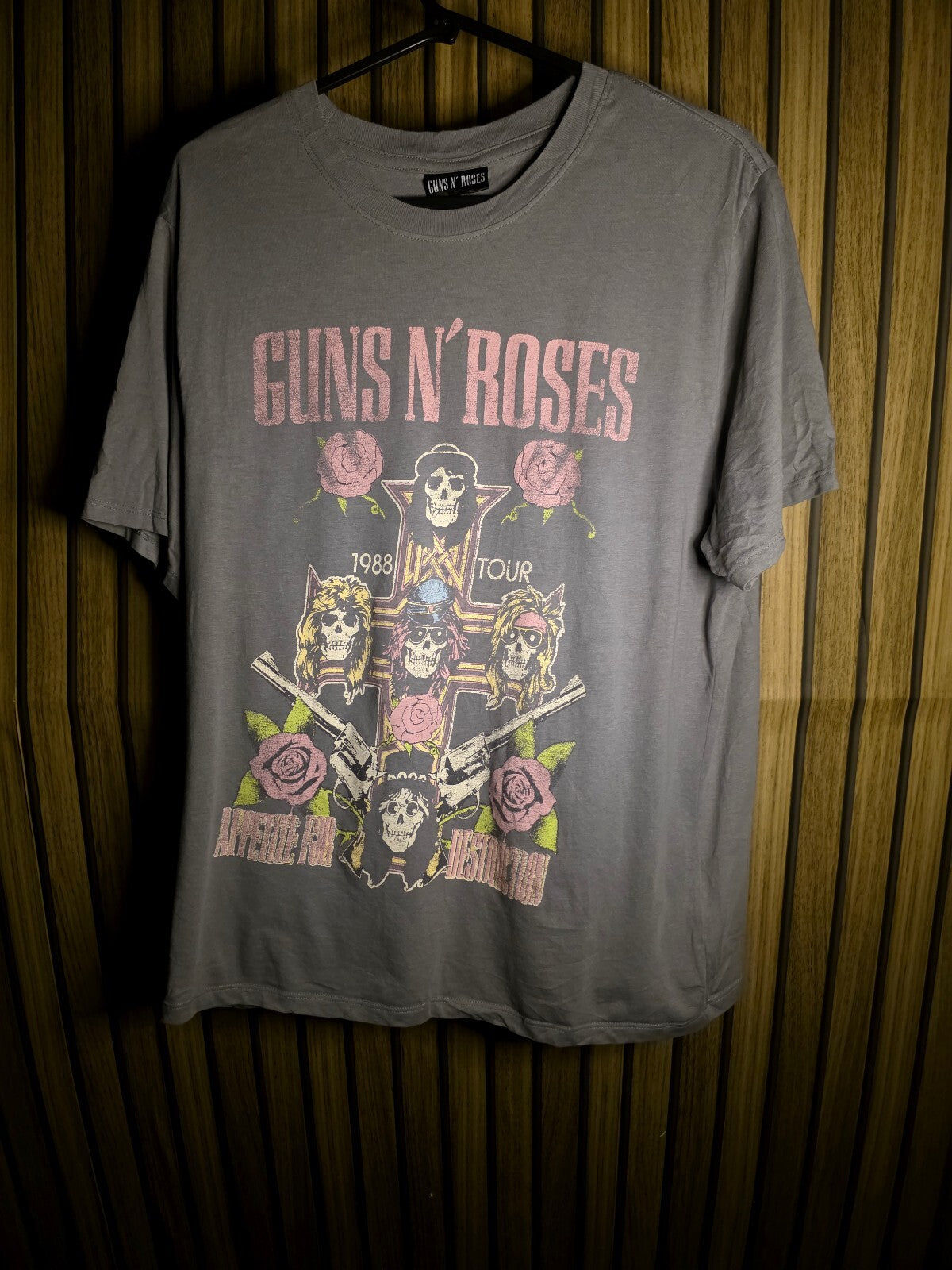 Guns N Roses Use Your Illusion T-Shirt Grey MX681
