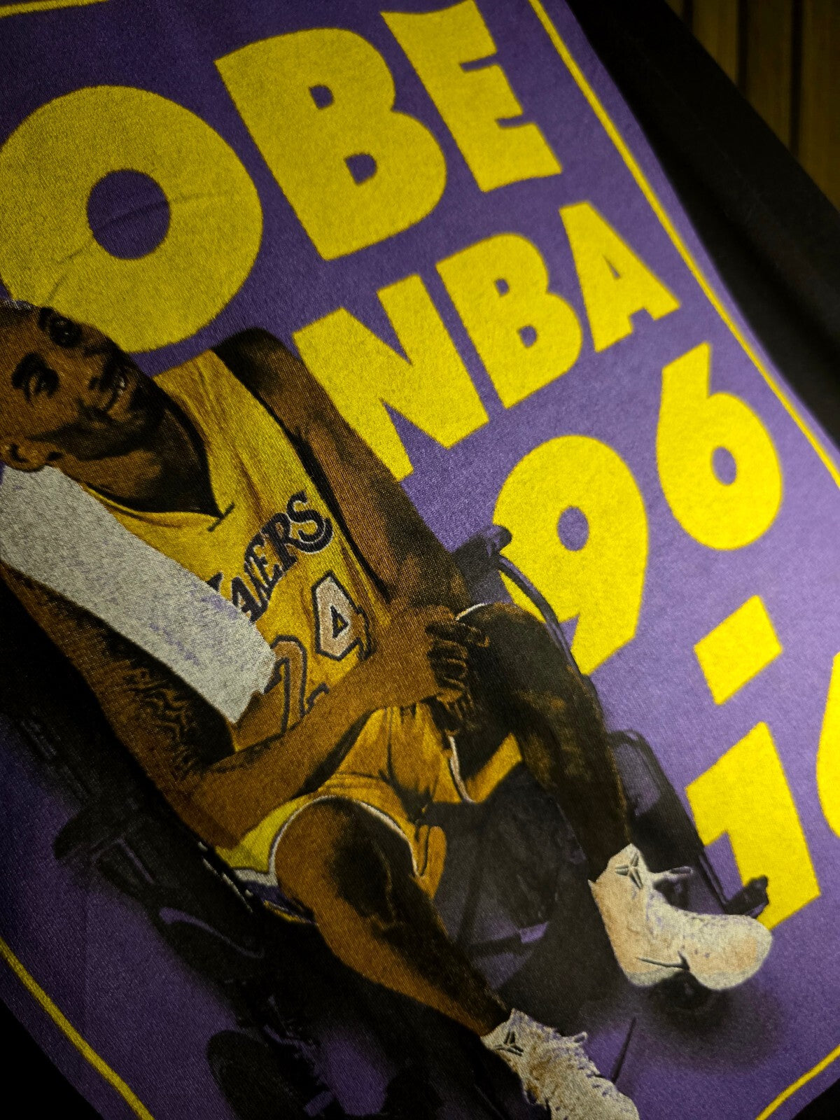 Goal Crew Kobe NBA 96-16 Graphic T-Shirt Black Large MX685