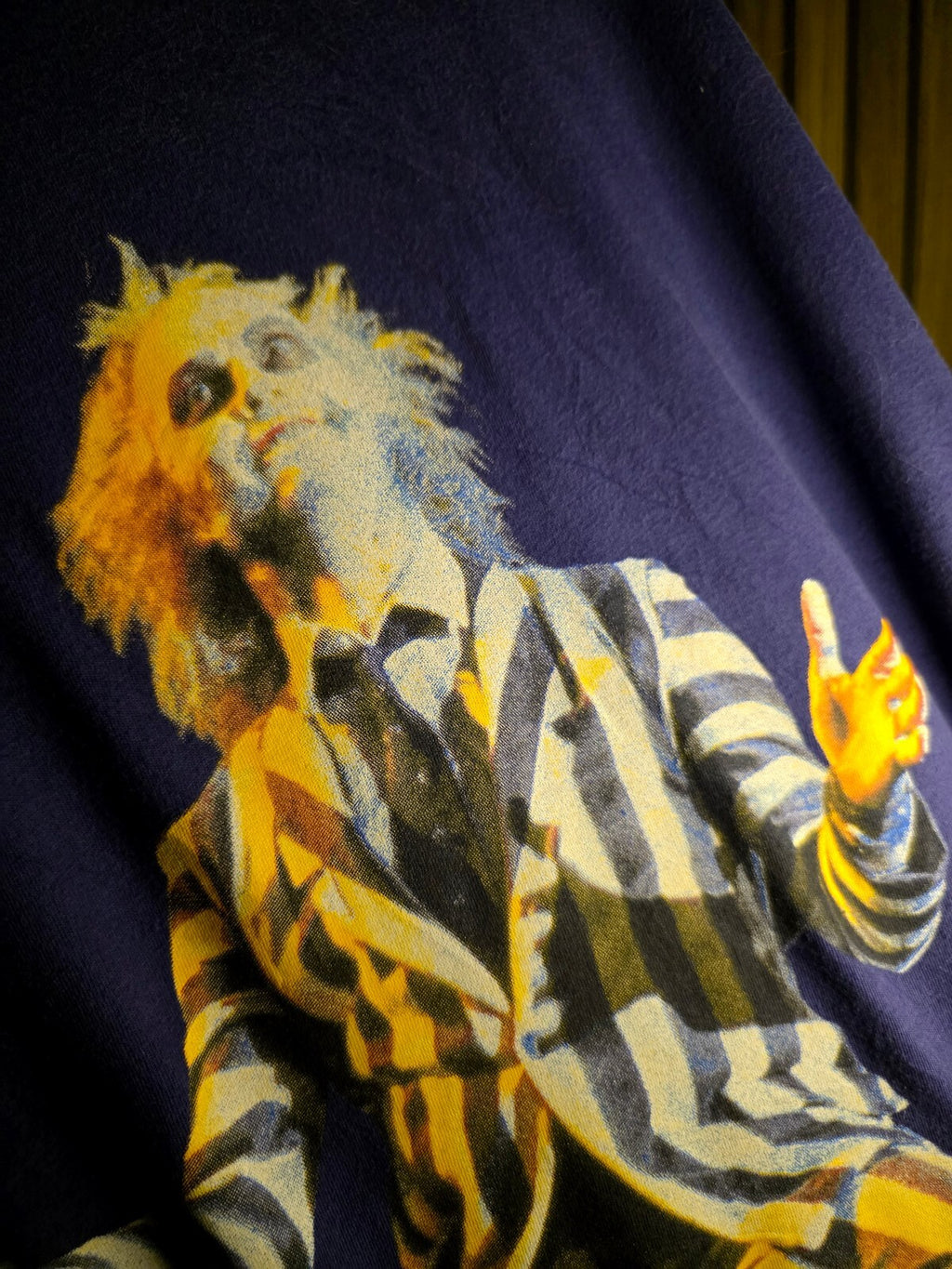 Old Navy Beetlejuice Graphic T-Shirt Blue XL MX690