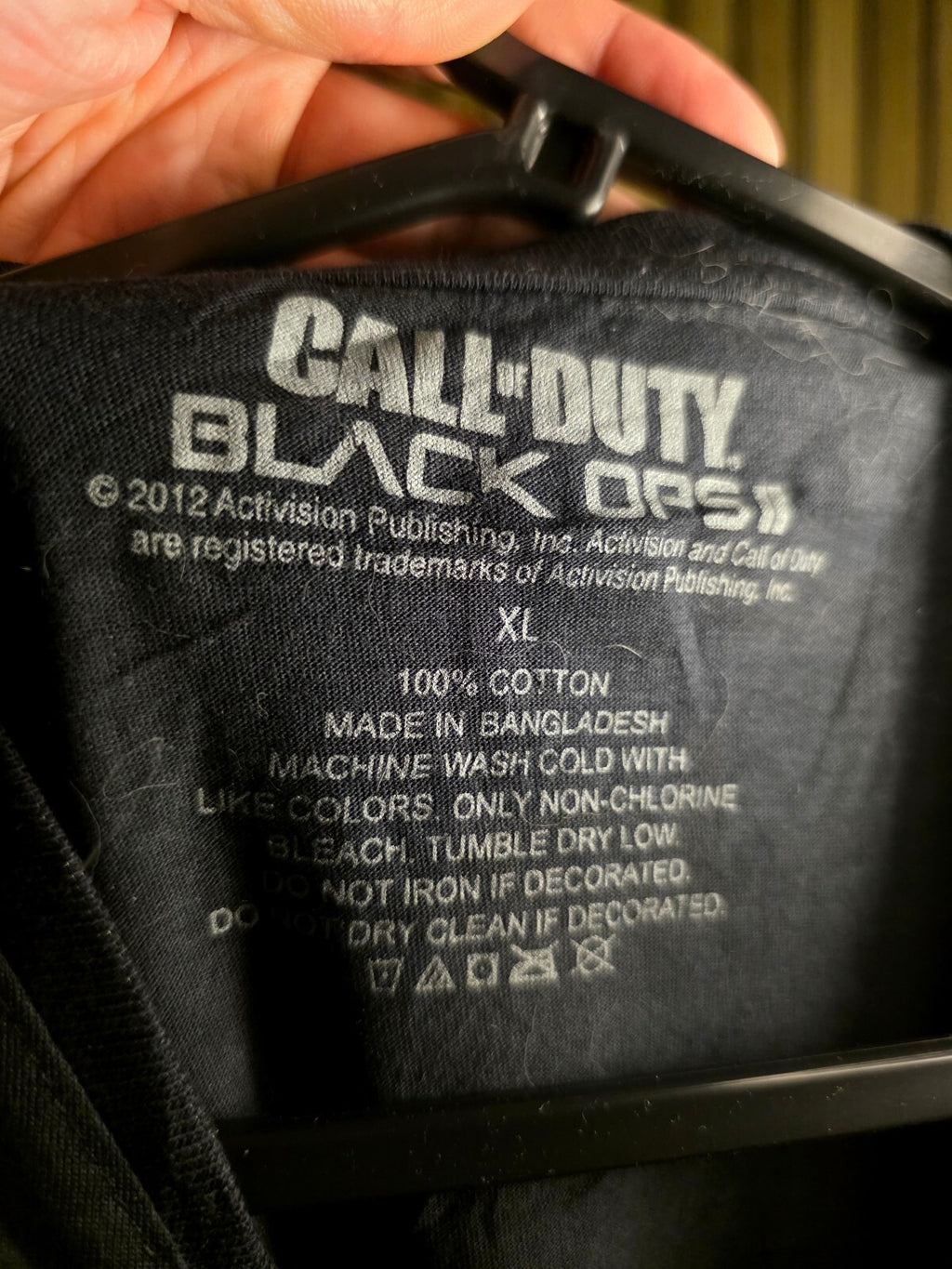 Call of Duty Black Ops II Graphic T-Shirt Black MX695