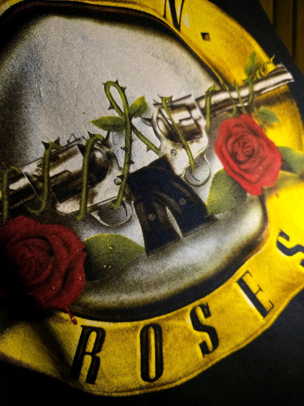 Cool Tee Guns N' Roses Logo T-Shirt Black Small RAN126