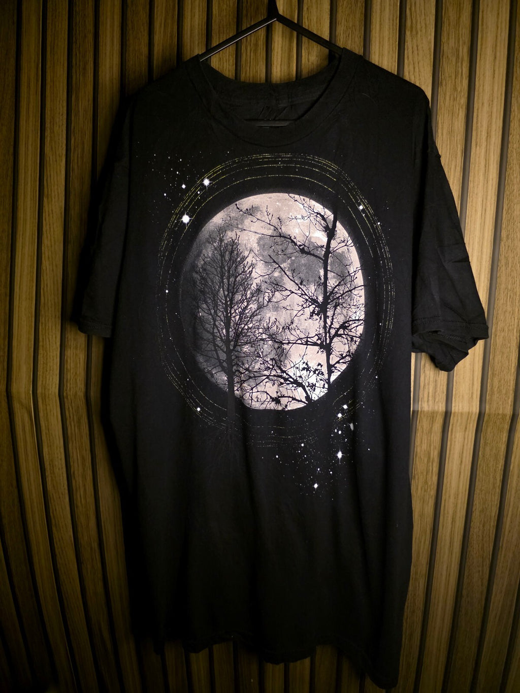 Moon Trees Graphic T-Shirt Black RAN122