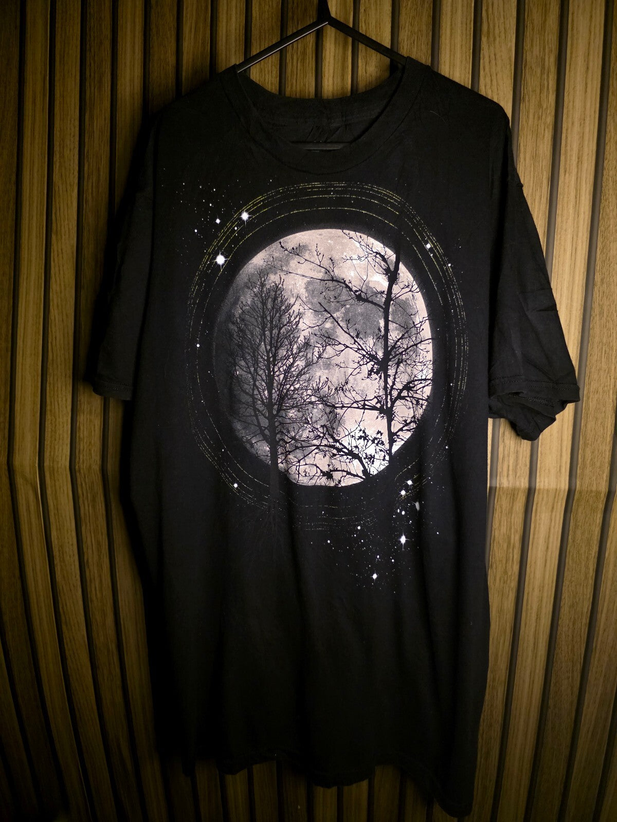 Moon Trees Graphic T-Shirt Black RAN122