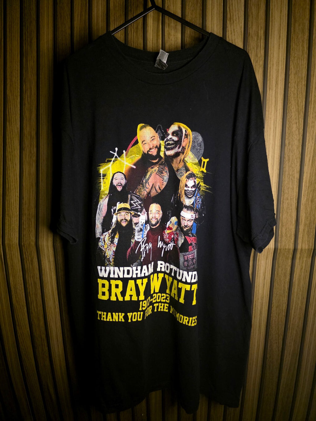 WWE Bray Wyatt Thank You T-Shirt Black L RAN127