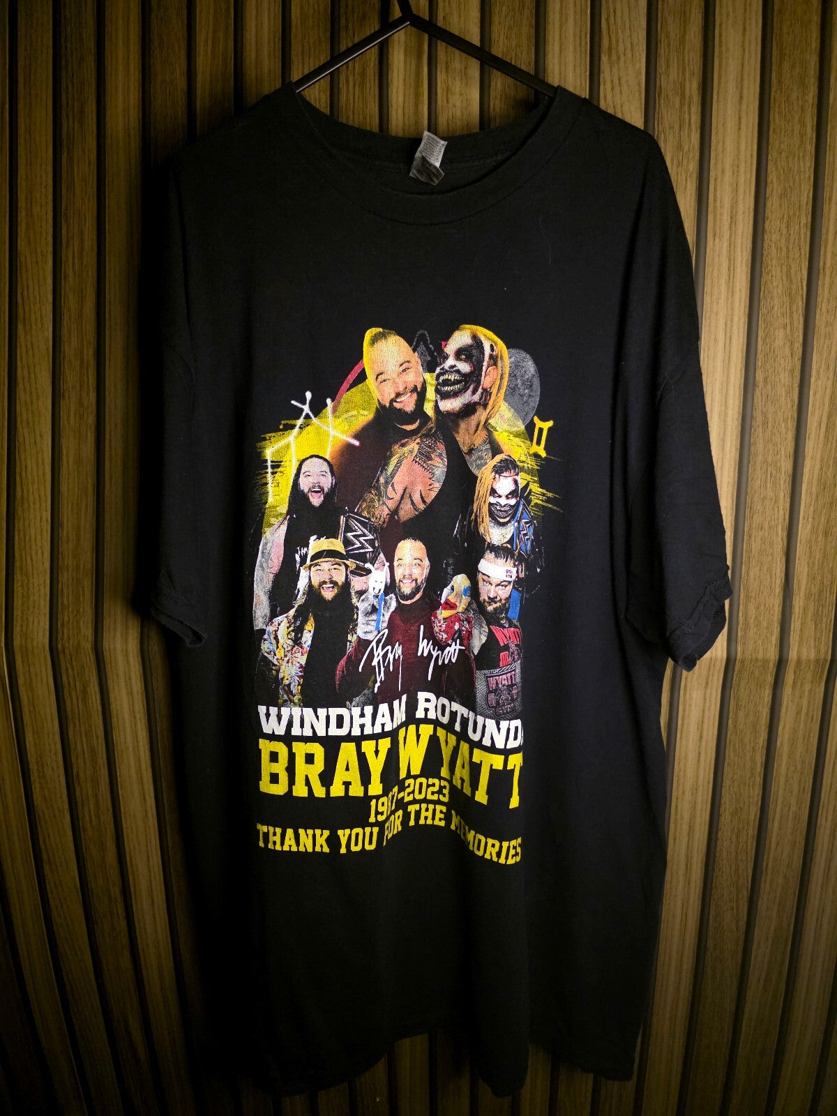 WWE Bray Wyatt Thank You T-Shirt Black L RAN127