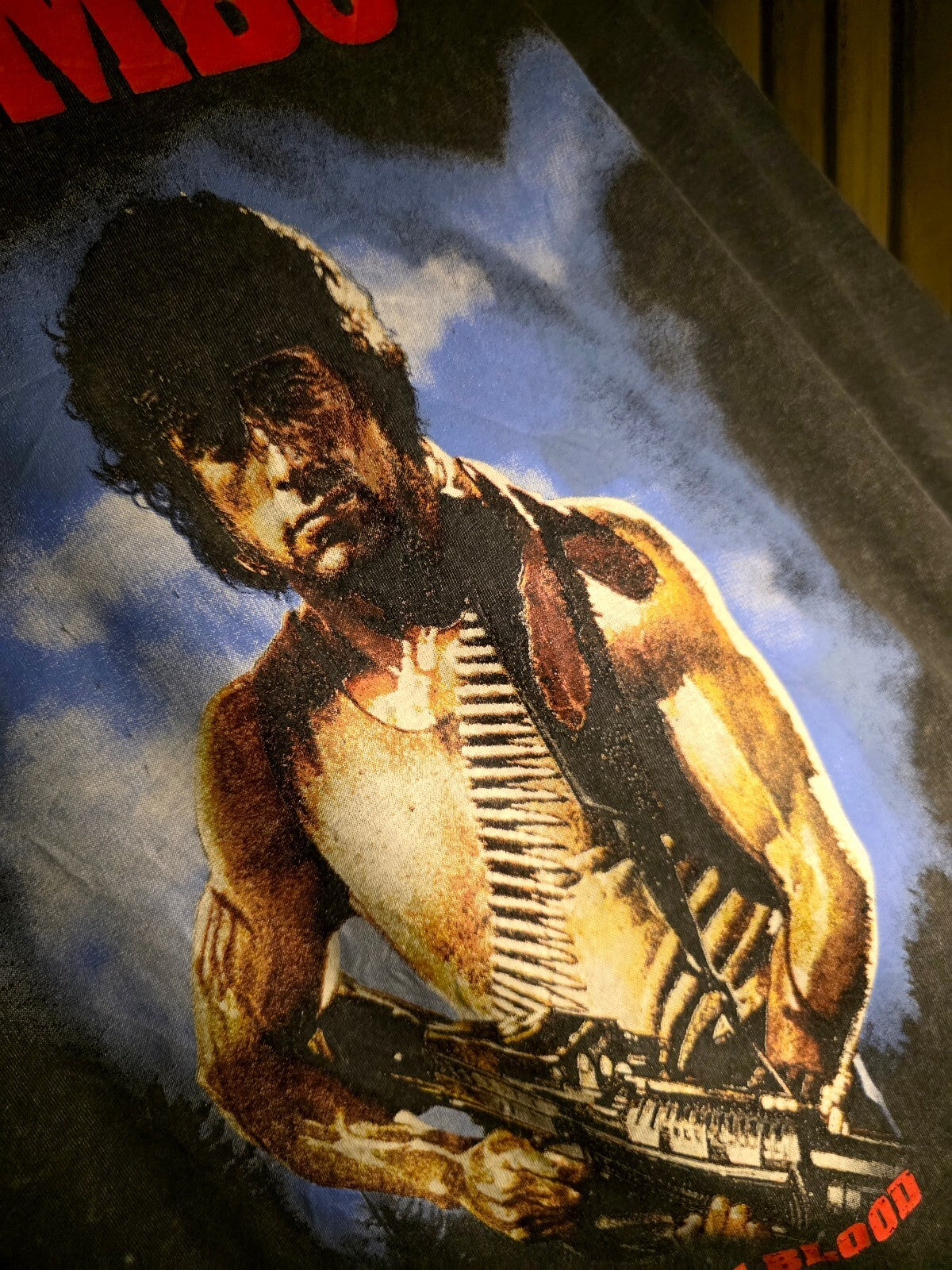 Studiocanal Rambo Graphic T-Shirt Washed Black L RAN135