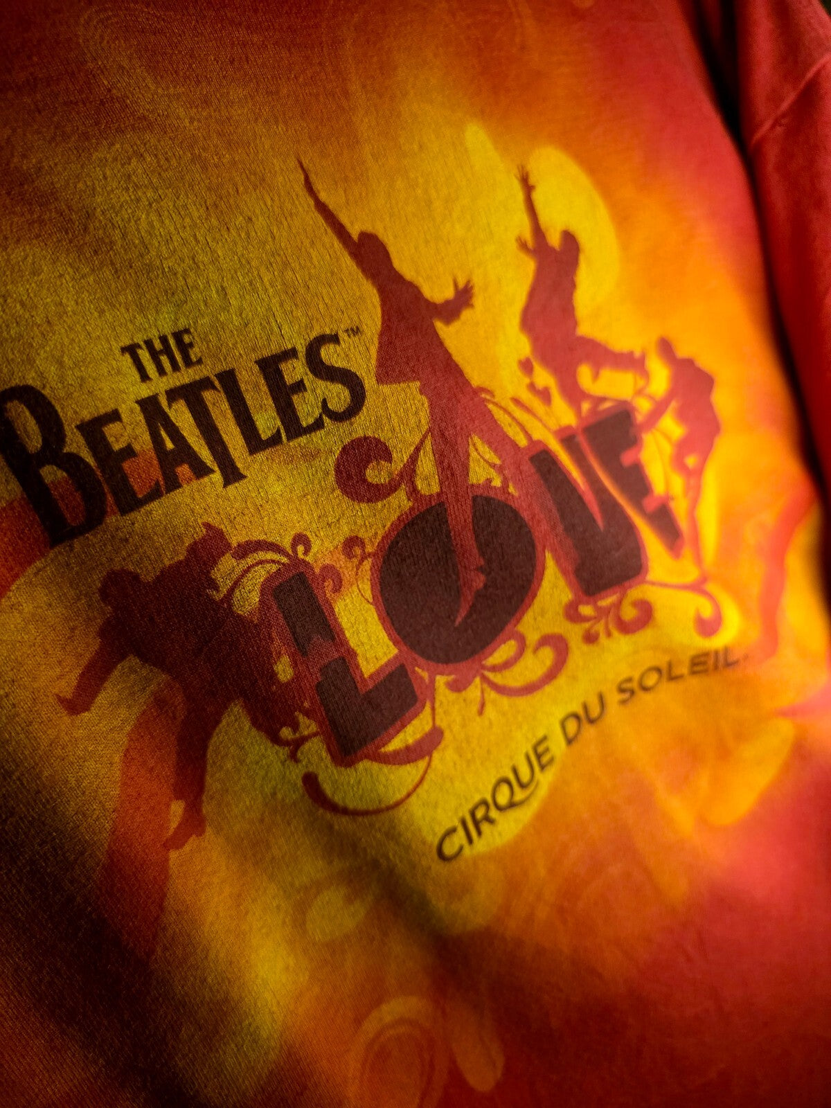 Beatles Love Cirque du Soleil T-Shirt Red RAN138