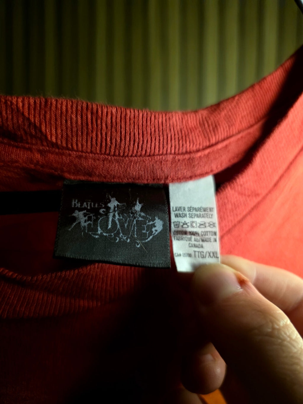 Beatles Love Cirque du Soleil T-Shirt Red RAN138