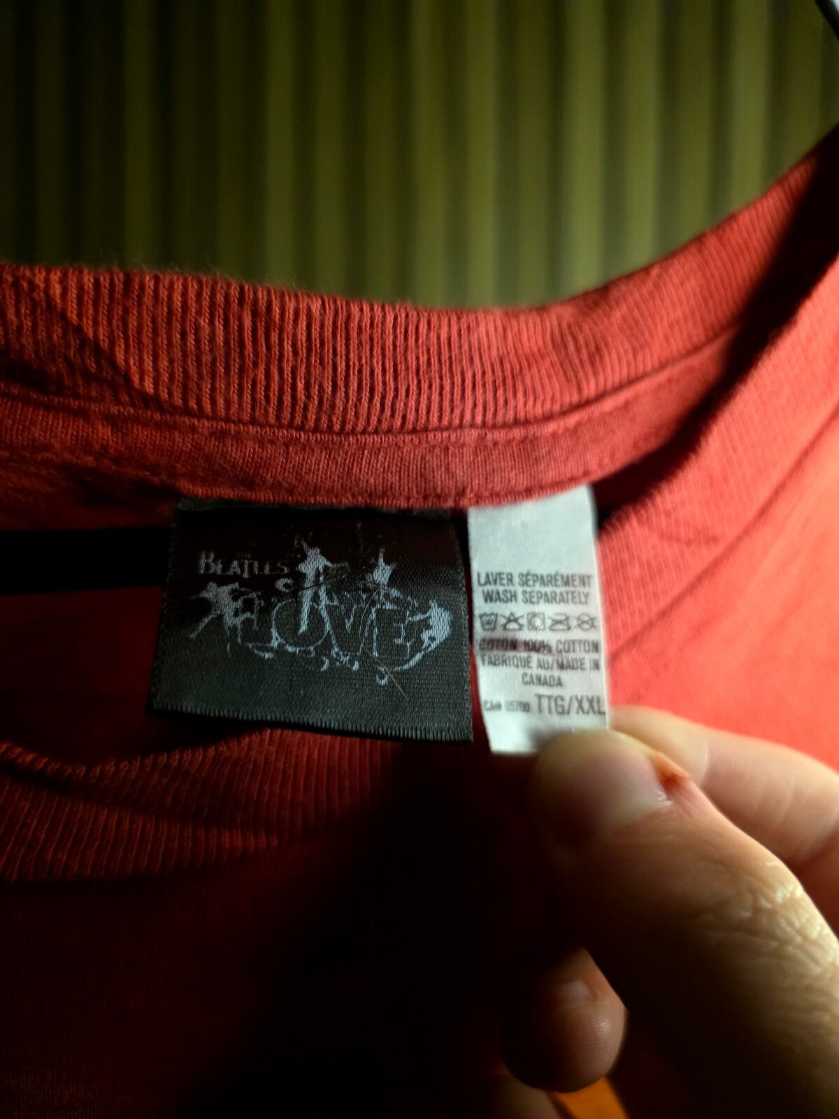 Beatles Love Cirque du Soleil T-Shirt Red RAN138