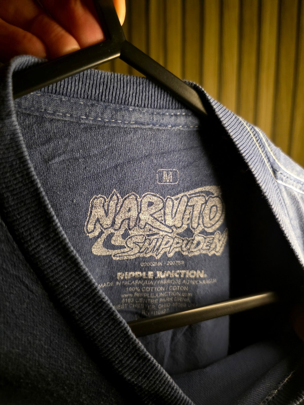Naruto Shippuden Run Club T-Shirt Blue M RAN140