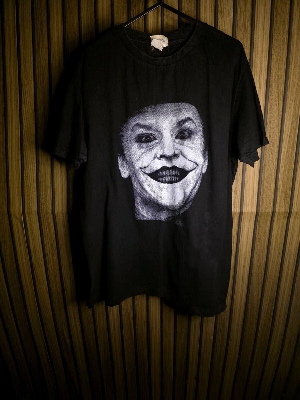 Jack Nicholson Joker Face Graphic T-Shirt Black 3XL RAN141