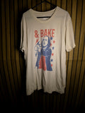 & Bake George Washington Graphic T-Shirt White RAN147