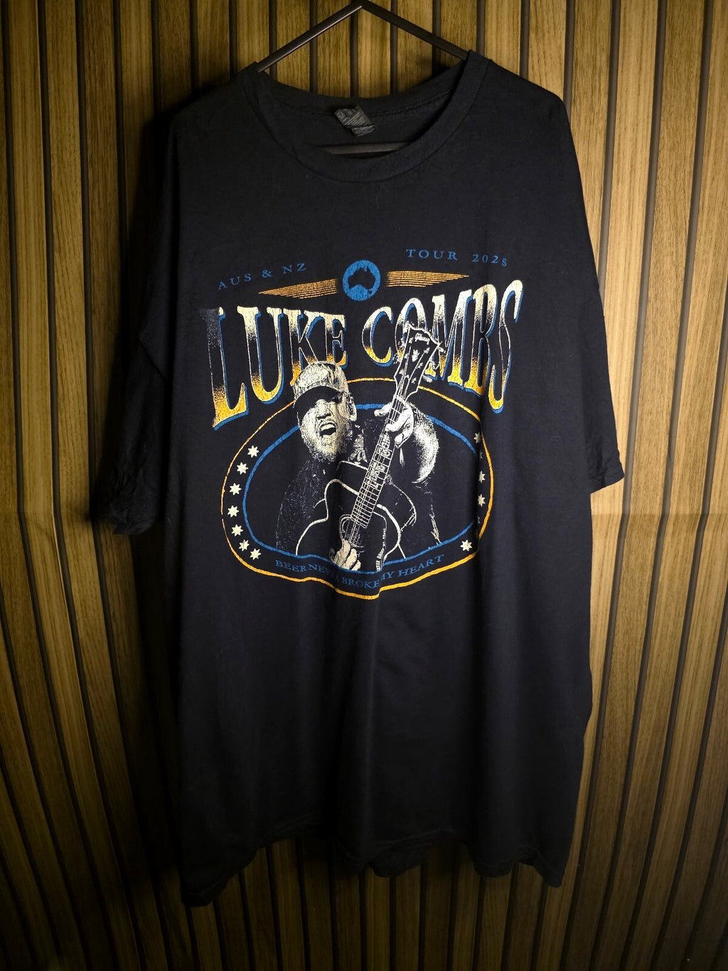 Luke Combs Tour Graphic T-Shirt Navy RAN152