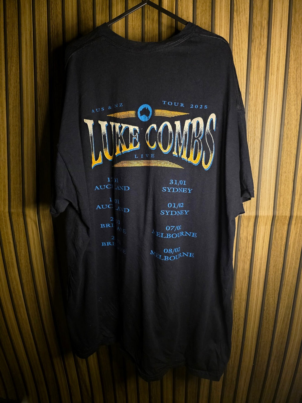 Luke Combs Tour Graphic T-Shirt Navy RAN152