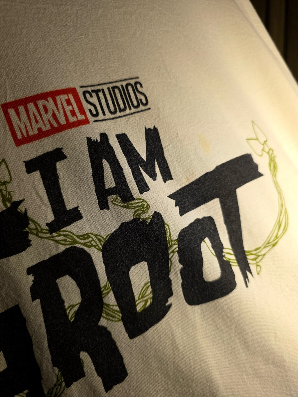 Marvel Studios I Am Groot T-Shirt White XS RAN159
