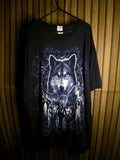 Wolf Graphic T-Shirt Black XL RAN160