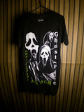 Ghost Face Japanese Graphic T-Shirt Black M RAN162