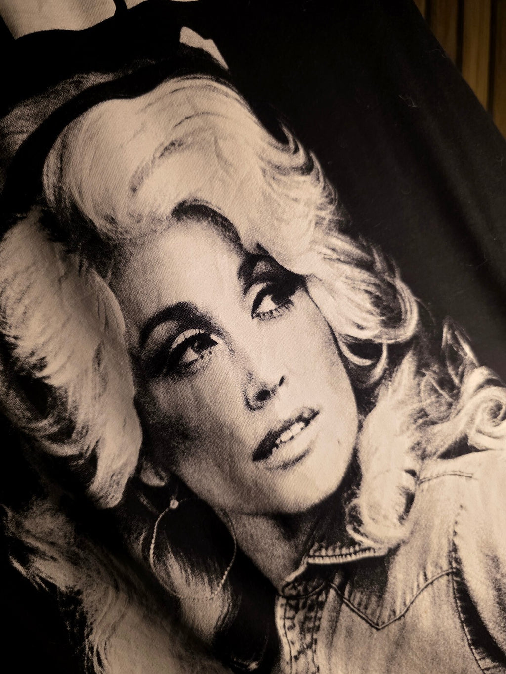 Dolly portrait T-shirt Black S/C/P RAN167