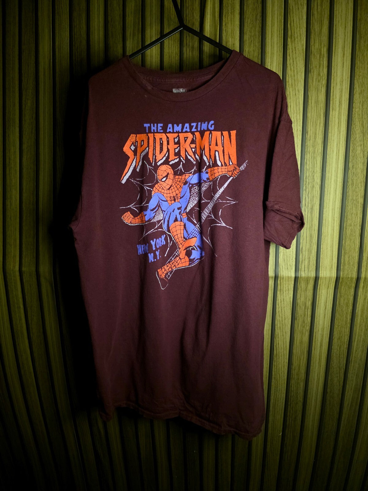 Marvel Amazing Spider-Man T-shirt Maroon LG/G RAN169