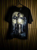 Alternative skull biker T-shirt Black S AN865