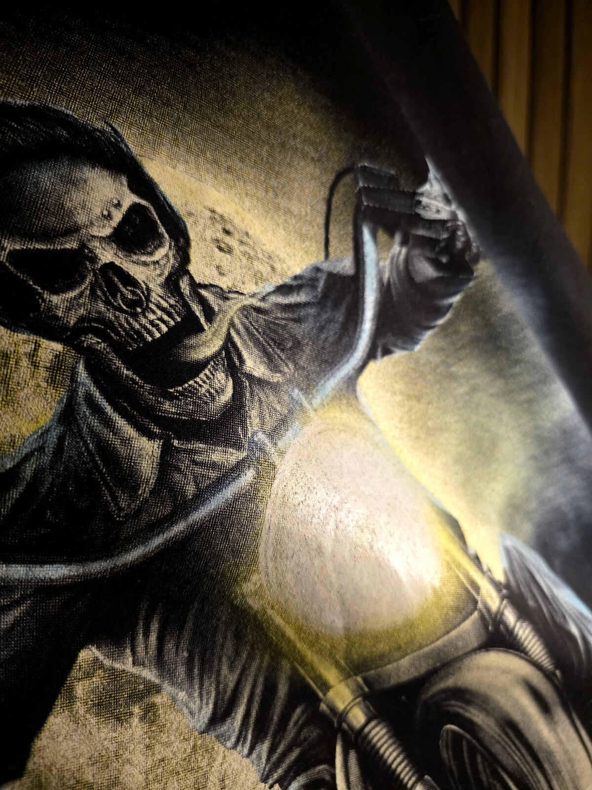 Alternative skull biker T-shirt Black S AN865