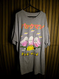 Pac-Man ghost graphic T-shirt Grey 2XL AN875