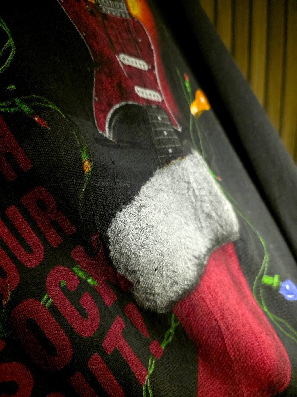 Rock Out With Your Guitar Out T-shirt Black AN882