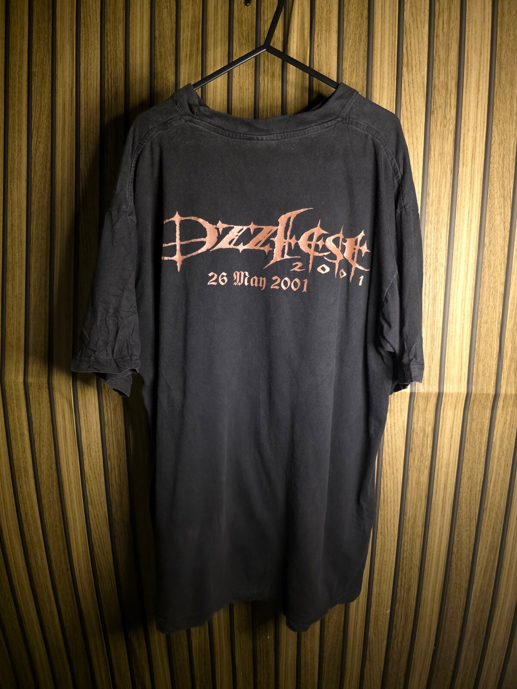 Rare Ozzy Osbourne 2001 Vintage Ozzfest graphic T-shirt Black AN893