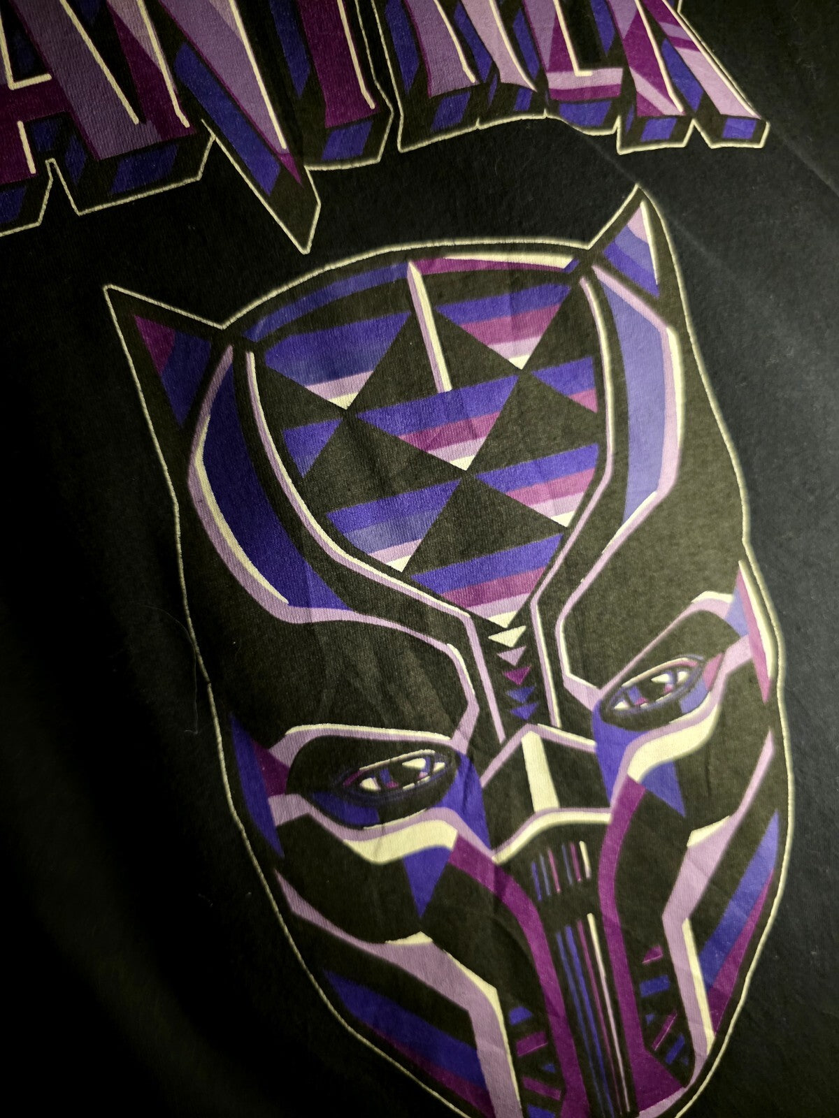 Marvel Black Panther T-shirt Black XL AN900