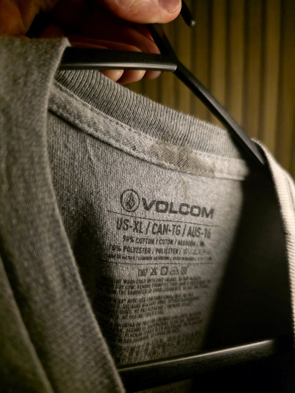 Volcom Rooster Graphic T Shirt Grey XS AN903