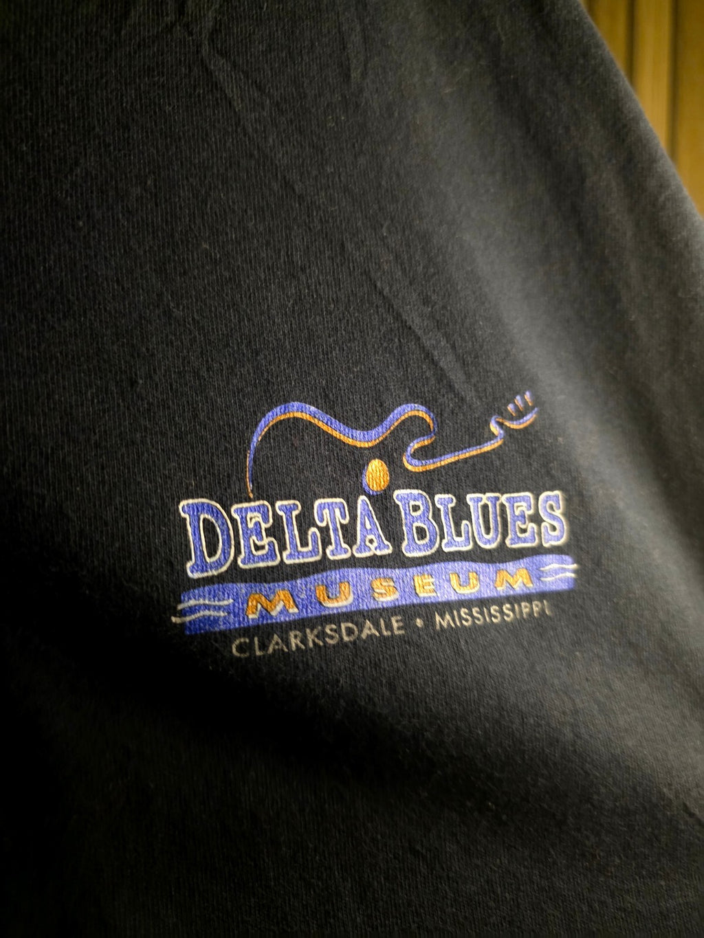 Delta Blues Crossroads 61 T Shirt Navy AN905