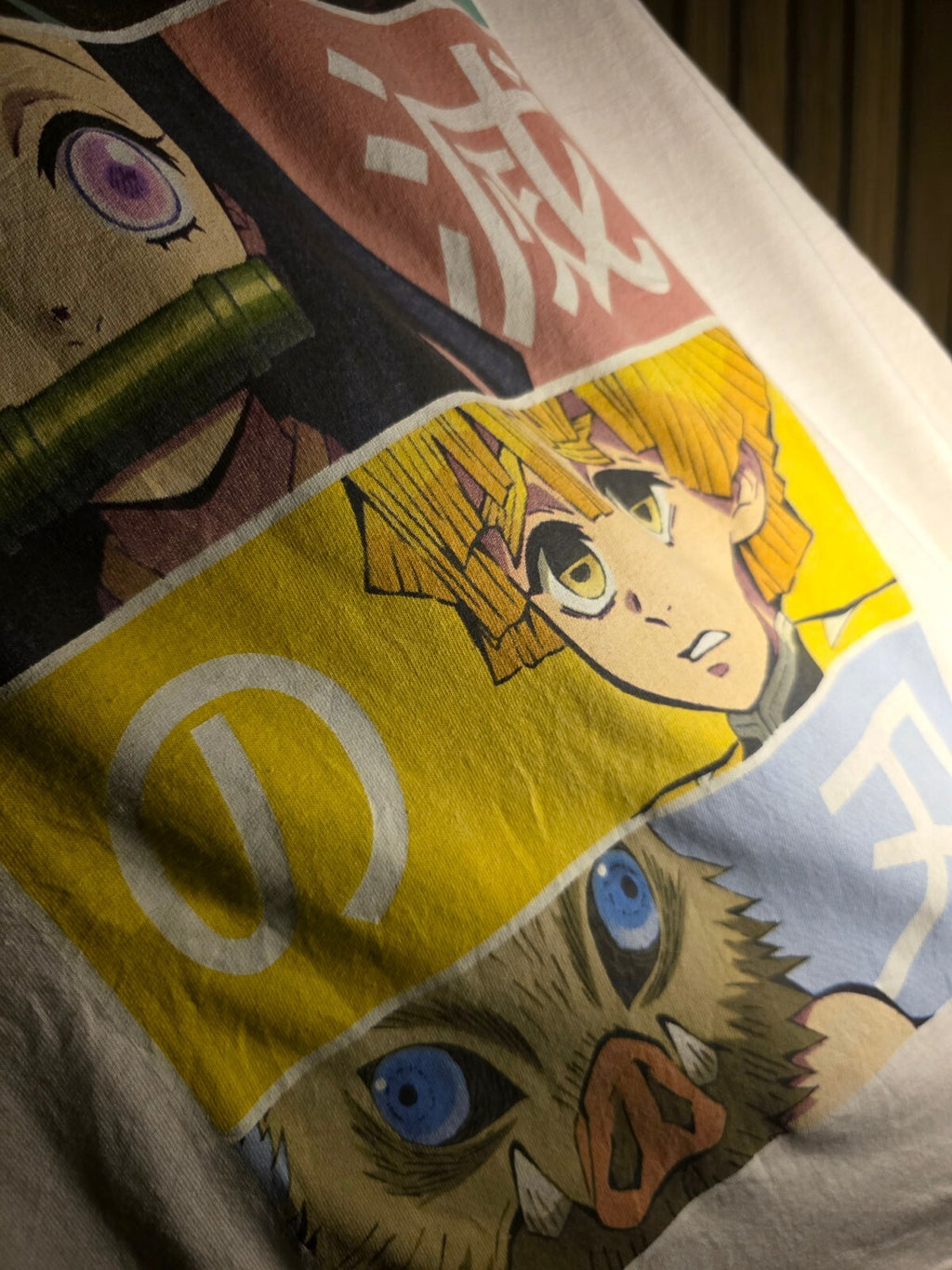 Demon Slayer Character Panel T Shirt White M AN914