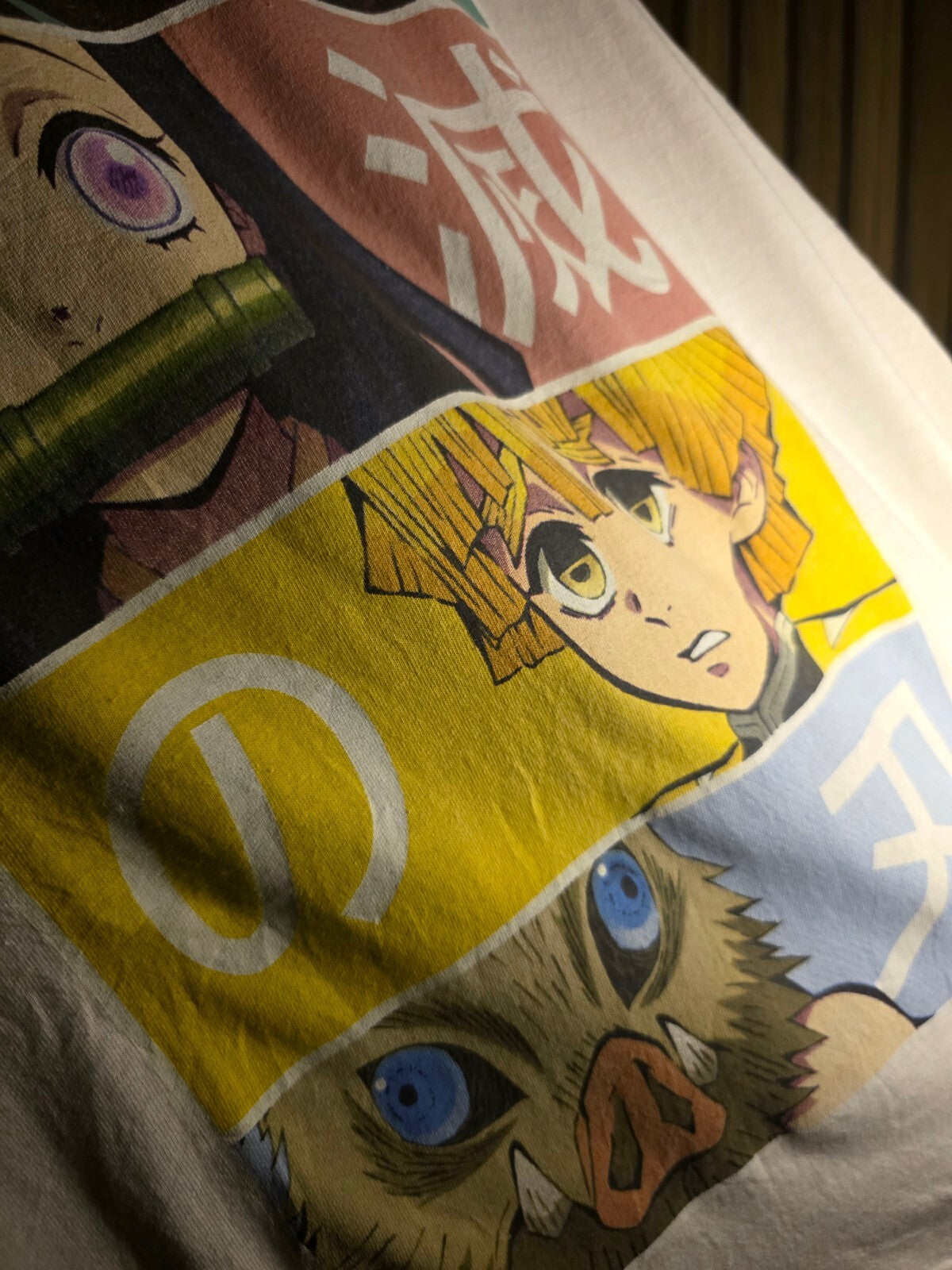Demon Slayer Character Panel T Shirt White M AN914