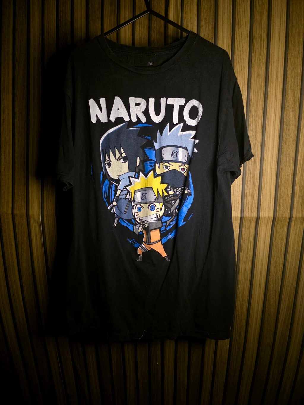 Naruto Chibi Team Graphic T Shirt Black M AN938