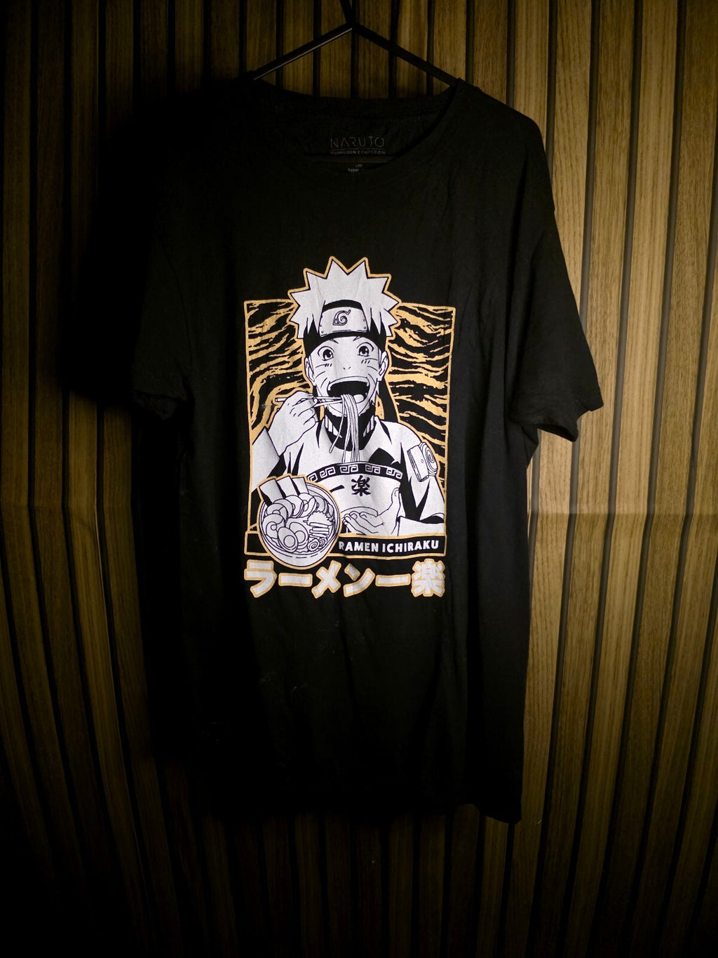 Naruto Ramen Graphic T Shirt Black AN945